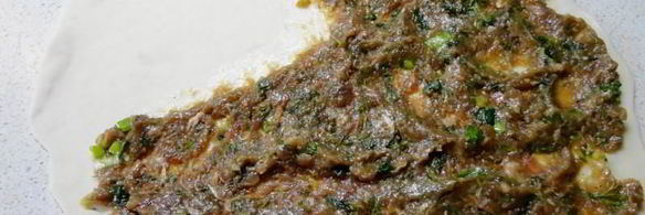 китайские лепешки с мясом