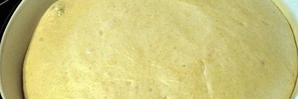 лепешка с зеленью и моцареллой