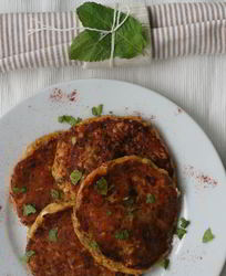 Лепешки из кабачков с брынзой