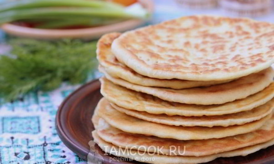 Рецепт лепешек на кислом молоке на сковороде