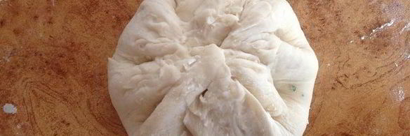 лепешки на минеральной воде с зеленью и сыром