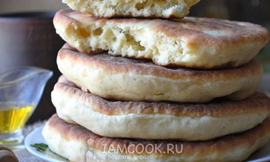 Рецепт лепешек на простокваше на сковороде