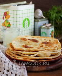 Лепешки на сыворотке на сковороде