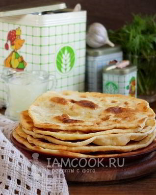 Лепешки на сыворотке на сковороде