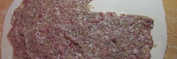 лепешки с фаршем на сковороде