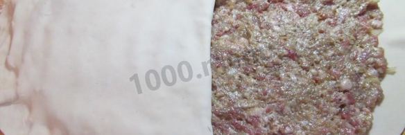 лепешки с фаршем на сковороде