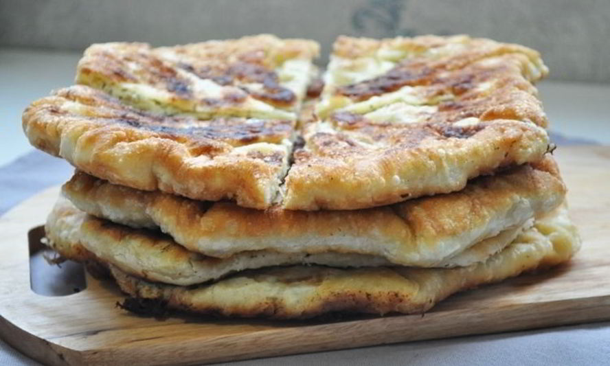 Рецепт лепешек с творогом и укропом