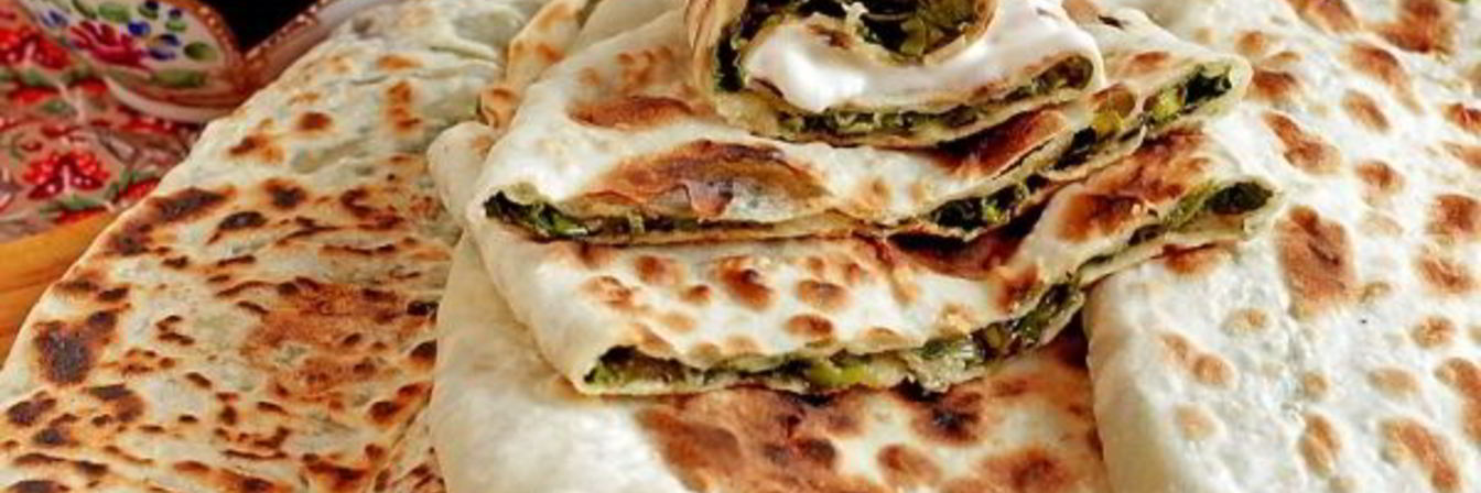 Лепешки с зеленью по-кавказски