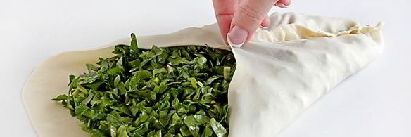 лепешки с зеленью по-кавказски