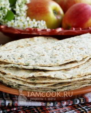 Лепешки с зеленью