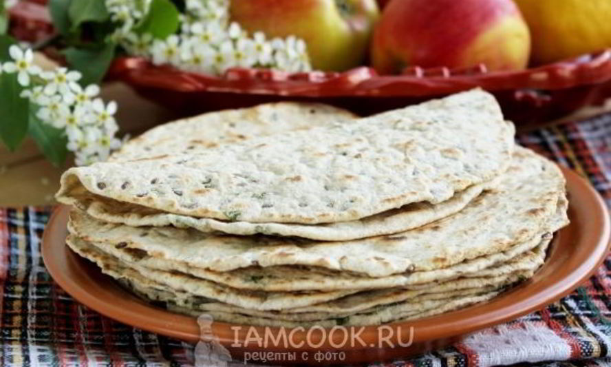 Рецепт лепешек с зеленью