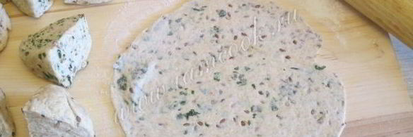 лепешки с зеленью