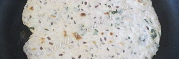 лепешки с зеленью