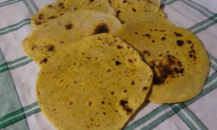 Рецепт манных лепёшек с куркумой