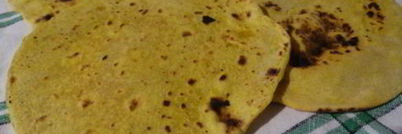 манные лепёшки с куркумой