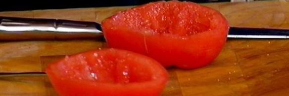 пита с моцареллой, руколой и помидорами