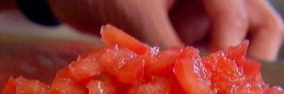 пита с моцареллой, руколой и помидорами