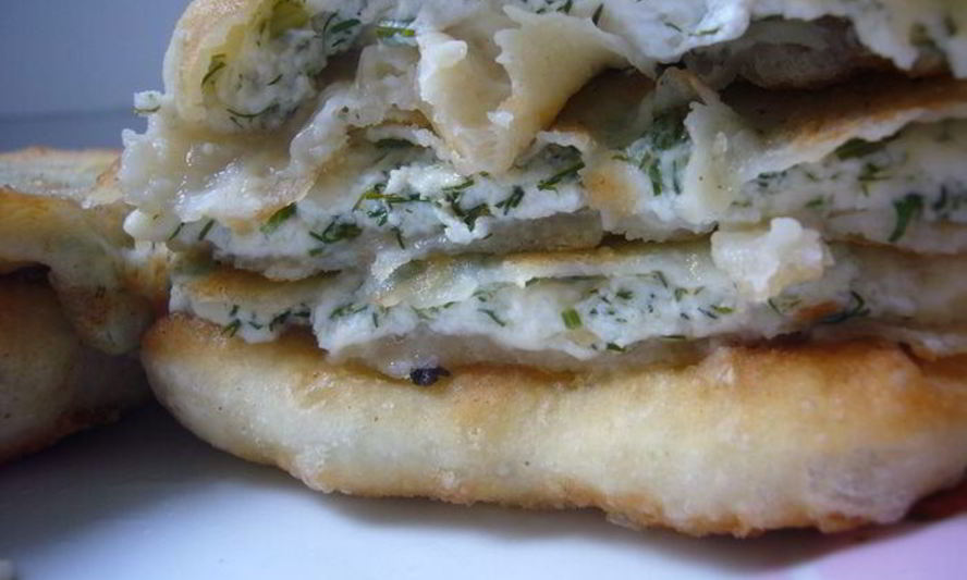 Рецепт питы с риккотой и укропом