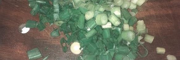 постные лепешки с зеленым луком