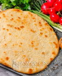 Пресная лепешка в духовке