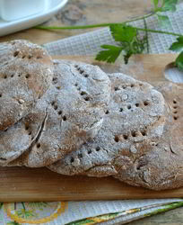 Ржаные лепешки без дрожжей