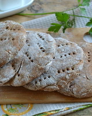 Ржаные лепешки без дрожжей