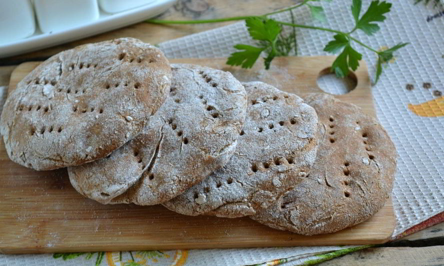 Рецепт ржаных лепешек без дрожжей