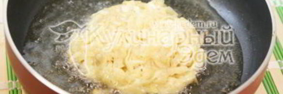 шницель с картофельной лепешкой