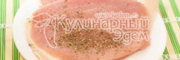 шницель с картофельной лепешкой