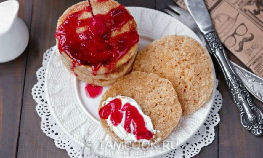 Рецепт сладких лепешек на сковороде