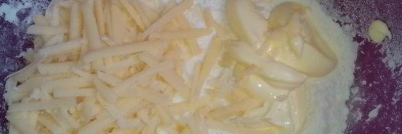 сырно-майонезные лепешки