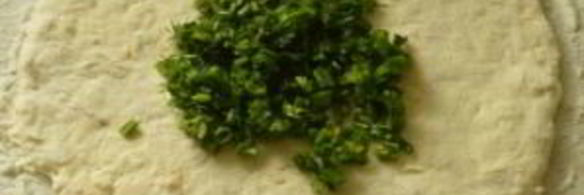 сырные лепешки с ветчиной