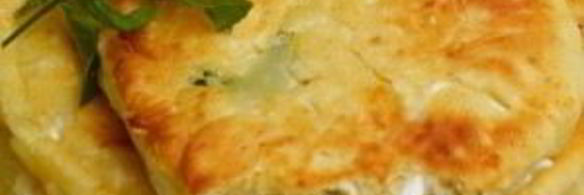 сырные лепешки с ветчиной