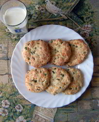 Сырные лепешки с зеленью