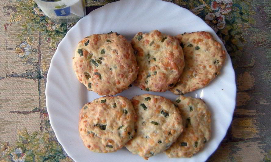 Рецепт сырных лепешек с зеленью