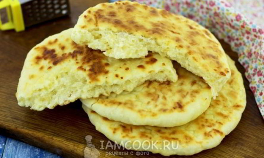 Рецепт сырных лепешек за 5 минут