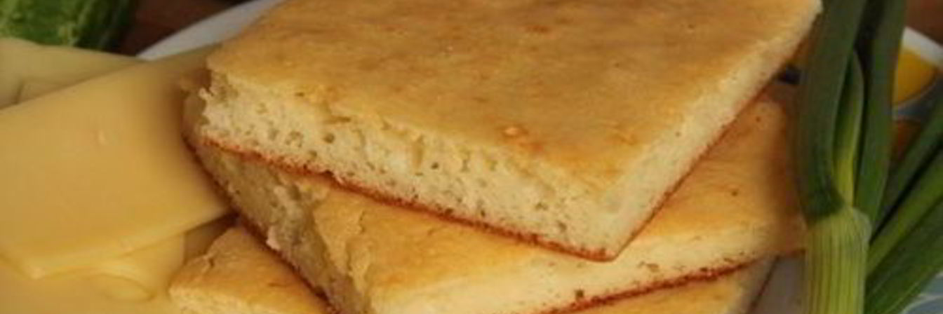 Творожная лепешка из рисовой муки без глютена