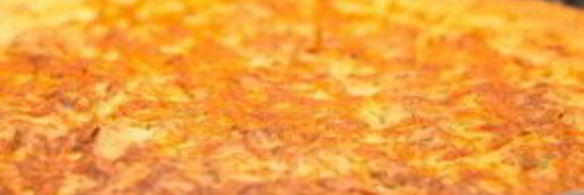 творожная лепешка с полентой