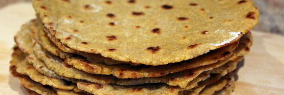 яйцо с овощами и лепешками