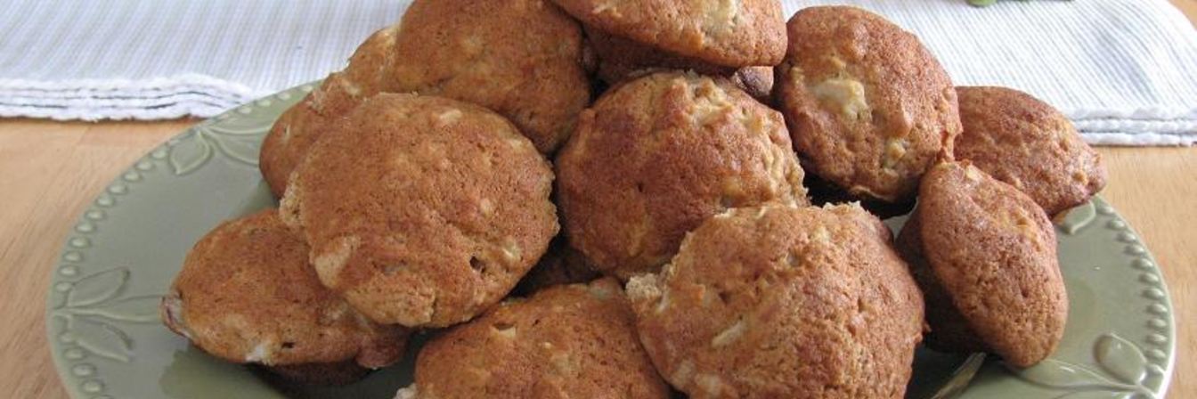 Бананово-яблочные маффины