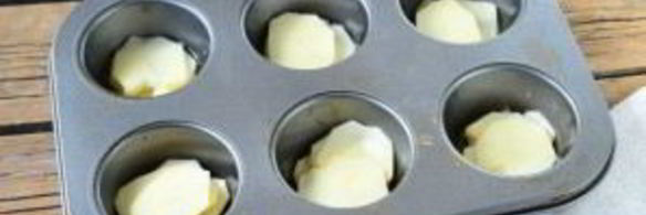 гратен из картофеля в стиле маффинов