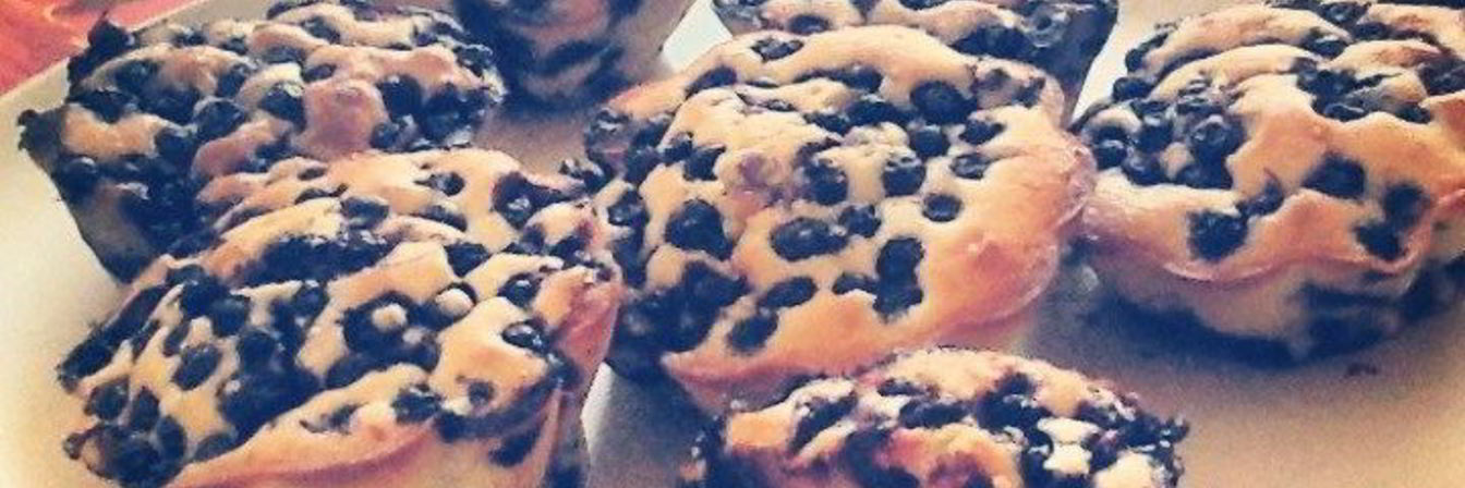 Маффины черничные