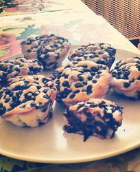 Маффины черничные