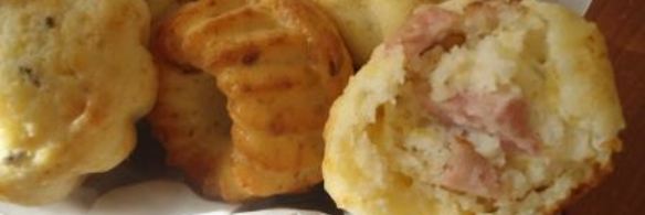 маффины на кефире ветчина-сыр