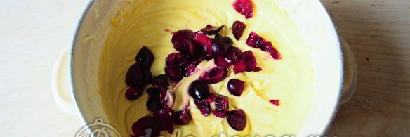 маффины с черешней