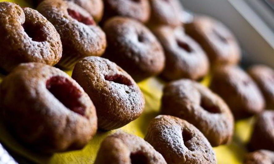 Рецепт маффинов с клубничным пюре