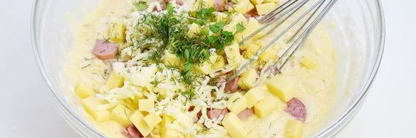 маффины с колбасой и сыром