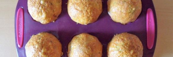 маффины с креветками и шпинатом