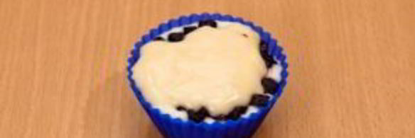 маффины с маскарпоне и ягодами