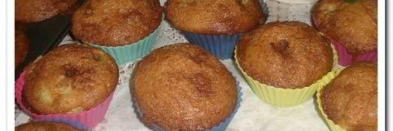 Маффины с ревенем